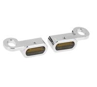 WHDsunQQ moto indicador luces Lámpara de señal giro, luz ámbar para Touring, para Road Glide, para Softail, para Breakout Slim, FLS, para Sportster 2X, motocicleta 12 V