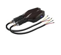 WHDsunQQ moto indicador luces Lámpara de señal giro universal para motocicleta, lámpara proyección color, luces indicadoras flujo secuencial, luz marcha