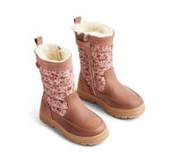 Wheat Botas Altas de Invierno Koa Tex con Cremallera, Unisex, Transpirables, Impermeables, Zapatos para Nieve, 2163 Dusty Rouge, 29 EU