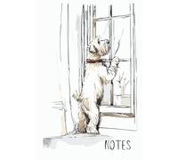 Wheaten Terrier Notebook: Waiting by the Window, College Ruled, 6x9, 120 Pages