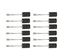 WheatThrive 12 cepillos de carbono para amoladora angular Bosch GWS 1000 1100 1400 10 11 14 15-125, piezas de repuesto de motor de 5 x 10 x 17 mm
