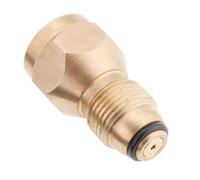 WheatThrive Adaptador de recambio de propano, acoplador de cilindro de gas LP, conector de tanque de latón para botellas Coleman de 1 libra, llenado rápido, barbacoa de camping al aire libre
