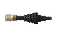 WheatThrive Adaptador de varilla de extensión, lanza de lavado de coche, para lavadora a presión Worx, conector de cobre, acorta la varita larga, portátil