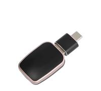 WheatThrive Adaptador inalámbrico CarPlay, dongle automático Android, convertidor de 2 pulgadas, USB Plug and Play, conexión rápida de 5 GHz, para coches con sistema con cable