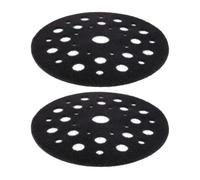 WheatThrive Alfombrilla amortiguadora, protector de almohadilla de lijado, almohadillas de interfaz de 5 pulgadas para lijadora orbital aleatoria, prolonga la vida útil del disco, gancho y bucle de