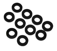 WheatThrive Anillos de junta de silicona, sellos de repuesto, arandelas dispensadoras de soda, para SodaStream y Sodaclub, negro, paquete de 10