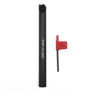 WheatThrive Barra de perforación de torno interno, soporte para herramientas de torneado, S18Q-SCLCR09 18 x 180 mm, 95° para insertos CCMT09T3, con llave T8