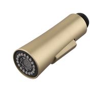 WheatThrive Cabezal rociador de grifo de cocina, repuesto de grifo extraíble, flujo de 1.8 GPM, pulverización de flujo de 2 modos, acabado dorado cepillado para fregadero