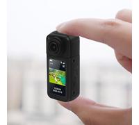 WheatThrive Cámara de acción 4K de montaje magnético, pantalla LCD 1.47 128G, batería de larga duración, cámara deportiva con grabación 4K para vlogging (es negra)