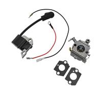 WheatThrive Carburador de motosierra, kit de bobina de encendido para MS170, MS180, 017, 018, piezas de repuesto con juntas