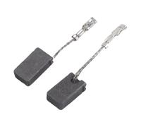 WheatThrive Cepillo de carbono, pieza de amoladora angular, 6 x 10 x 16 mm, para Bosch GWS 12-125, E64, 1607000V37, paquete de 2
