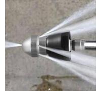 WheatThrive Chorro de alcantarillado, boquilla de drenaje, boquilla de lavado a presión, limpiador de tuberías de acero inoxidable de 5000 PSI para desatascar alcantarillado, conexión rápida de 1/4