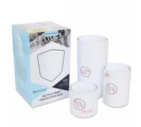 WheatThrive Cinta protectora para bicicleta, película protectora transparente, resistente a los arañazos, polímero suave, paquete de 4 unidades para ciclismo