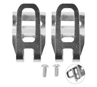 WheatThrive Clip de cinturón, gancho de taladro, soporte de herramientas, paquete de 2 clips de cinturón de acero con tornillos para Bosch 2609111584, GSR18V, GDR18V, IDH182