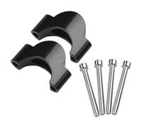 WheatThrive Espaciadores elevadores de bicicleta, piezas de manillar TT, barra de descanso de aleación, ajuste de 31,8 mm, extensor de altura negro de 10/20 mm para bicicleta de trial