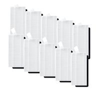 WheatThrive Filtro de aire de escape para Electrolux ZAC6707ITV ZAC 6707 ITV ZAC6708BB, sustituye a EF75B AEF75B F120 HHF120, malla resistente + pieza de repuesto de plástico para aspiradora, blanco