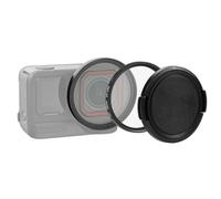 WheatThrive Filtro de lente, anillo adaptador para Insta360 Pro 2, protección UV de 52 mm, aleación de aluminio, fácil instalación, accesorio de cámara de acción