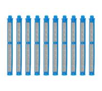 WheatThrive Filtro de pistola de pulverización sin aire, filtro pulverizador de pintura, tamiz de malla 100 para Graco 390/395/490/495, máquina SG2 SG3, acero inoxidable, fácil de quitar, azul