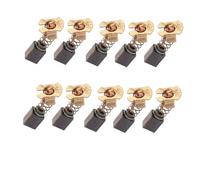 WheatThrive - Juego de 10 escobillas de carbono, piezas de amoladora angular, cepillos de motor CB430, para Makita BHR200 DGA452, alta resistencia al desgaste