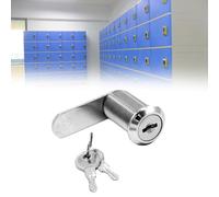 WheatThrive Juego de cerraduras de leva de aleación de zinc para armarios, cajones, archivadores y taquillas, 2 llaves por cerradura, función de llave unificada, paquete de 10