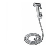 WheatThrive Juego de rociadores de bidé, ducha de inodoro de mano con manguera de 1,5 m de rosca G1/2, spray higiénico de acero inoxidable ABS para limpieza de pañales de mascotas