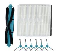 WheatThrive Kit de cepillos laterales principales de repuesto para Cecotec Conga 7490, 8290 Immortal, limpieza eficiente, nailon duradero, juego