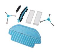 WheatThrive Kit de repuesto para Cecotec Conga 3290, 3390, 3490, 3590, 3690, 3790, rodillo principal, cepillos laterales, filtros, trapeadores de tela, juego