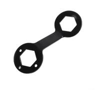 WheatThrive Llave de embrague de lavadora de 36/38 mm, llave de acero de aleación cromada para desmontaje de tambor, color negro