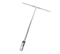 WheatThrive Llave de vaso con mango en T, llave hexagonal, herramienta de metal de 8 a 14 mm, diseño en forma de T que ahorra energía, 1 pieza para reparación de automóviles y bicicletas