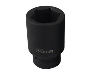 WheatThrive Llave de vaso hexagonal interior de 3/4 pulgadas, 36 mm de ancho hexagonal, 78 mm de profundidad de acero con ranura de captura de bola para reparación de automóviles y hogar