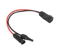 WheatThrive LP-20 - Conector de 2 pines, cable adaptador solar, cable de 10 AWG, para alimentación de batería Hella RV, IP67 impermeable, 40 cm