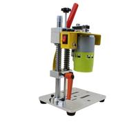 WheatThrive Mini prensa de taladro, máquina de perforación portátil de mesa, motor 795 4500-7000 RPM, portabrocas B10 0.8-6 mm, marco de metal para madera y plástico DIY