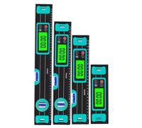 WheatThrive Nivel digital, buscador de ángulos, inclinómetro electrónico, regla de pantalla LCD, precisión de ± 0.05° para construcción, renovación, montaje de muebles