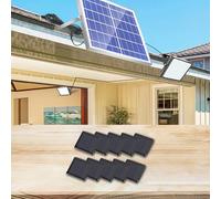 WheatThrive Panel solar, mini celda solar, módulo policristalino de 1,5 V 60 mA, revestimiento de resina epoxi para proyectos de bricolaje, 10 unidades