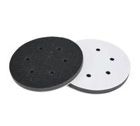 WheatThrive Paquete de 2 almohadillas de interfaz de esponja suave de 150 mm, 6 agujeros de gancho y bucle para almohadillas de respaldo de lijadora orbital