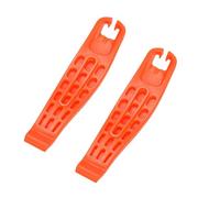 WheatThrive Pedro's - Juego de herramientas de palancas de neumáticos, paquete de 2 hierros de nailon con ganchos para radios para cambio de tubo de bicicleta de carretera y montaña, color naranja