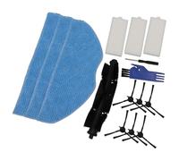 WheatThrive Piezas de aspiradora robot, kit de accesorios de repuesto, cepillo principal y filtros, para 360 Botslab S8 Plus/S8, EZVIZ RE4/RE5 Plus, juego de 15 piezas