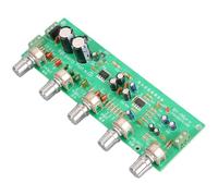 WheatThrive Preamplificador de audio, tablero de control de tono, ajustador de agudos de graves, circuito de bajo ruido, alimentación dual de CA de 12 V-15 V, kit electrónico de bricolaje para