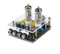 WheatThrive Preamplificador de tubo, preamplificador de alta fidelidad, audio para cine en casa, actualización de válvula 6A2 con interruptor de ganancia, para altavoces activos