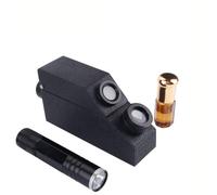 WheatThrive Refractómetro de gemas, probador de piedras preciosas, detector de diamantes, rango de 1.30-1.81 RI, kit portátil con aceite y luz para evaluación de joyas