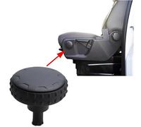 WheatThrive Rodillo de ajuste de altura del asiento, volante para Ford Transit Custom 2012+, pieza de repuesto de ajuste directo, plástico negro, 1 paquete