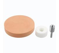 WheatThrive Rueda de goma neumática, removedor de calcomanías de goma, adaptador de taladro de 88 mm para calcomanía de coche, etiqueta, eliminación de rayas en vehículo, barco