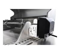 WheatThrive Soporte de parrilla eléctrica, piezas de parrilla de acero inoxidable, accesorios de barbacoa al aire libre, soporte de motor resistente para parrillas eléctricas, accesorios de repuesto