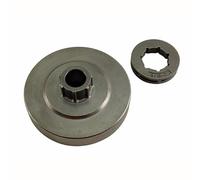 WheatThrive Tambor de embrague de motosierra, borde de piñón, paso 3/8 7T, para piezas de sierra china 4500 5200 5800, 45 cc, 52 cc, 58 cc
