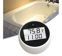 WheatThrive Termómetro de baño de hielo con temporizador, termómetro de agua electrónico flotante impermeable con alarma para natación en invierno y recuperación de fitness, -20 °C a 70 °C