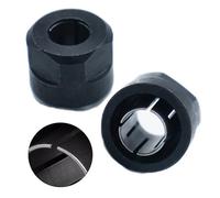 WheatThrive Tuerca de pinza, pinza de enrutador, 2 tuercas de bloqueo de acero de 12 mm y 12,7 mm para Makita 3612 3600H RP2300 RP2301 MT3600