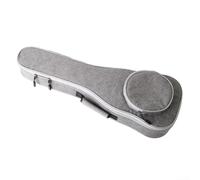 WheatThrive Un accesorio imprescindible para músicos, una bolsa compacta y portátil para ukelele protectora para tus viajes, Gris claro de 23 pulgadas