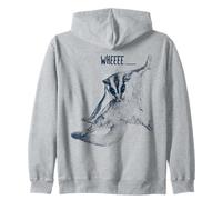 Wheeee Sugar Glider, Ardilla Voladora en Pleno Vuelo Sudadera con Capucha