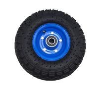 wheel 4.10/3.50-5 Rueda Individual Inflable de minero, neumático silencioso para Carro de 12 Pulgadas, con 200 kg.