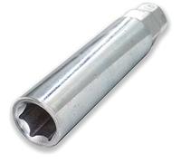 Wheel Accessories Parts 1 llave hexagonal de rosca para camión, 4.6 pulgadas de largo, acabado de zinc brillante, 3/4 pulgadas, 7/8 pulgadas, 19 mm, 22 mm, hexagonal